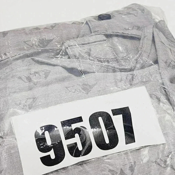 1901 Men's Button down Long sleeve Dress Shirt Mountain All Over Print XXL 9507 - Picture 7 of 7